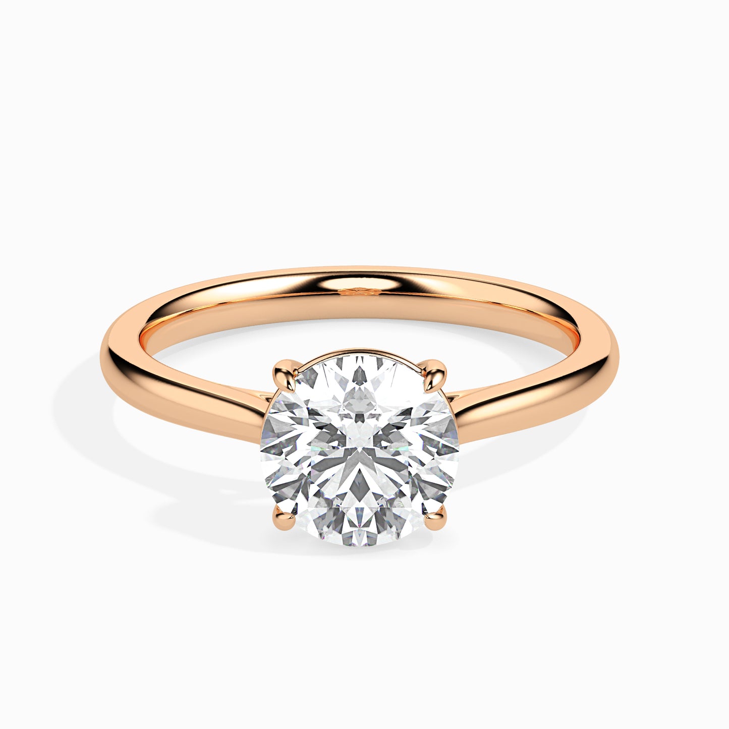 Classic Round Solitaire Diamond Ring