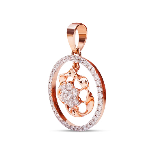 The Audrey Diamond Pendant Set
