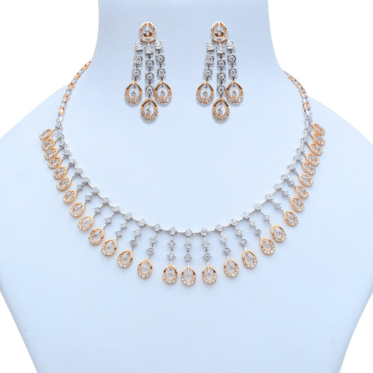 The Mallika Diamond Necklace Set