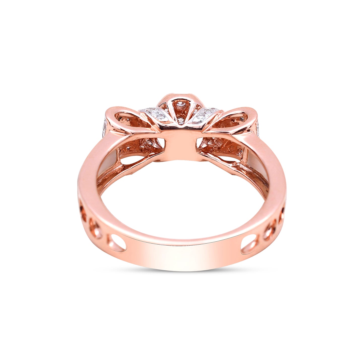 The Rose Ribbon Diamond Ring