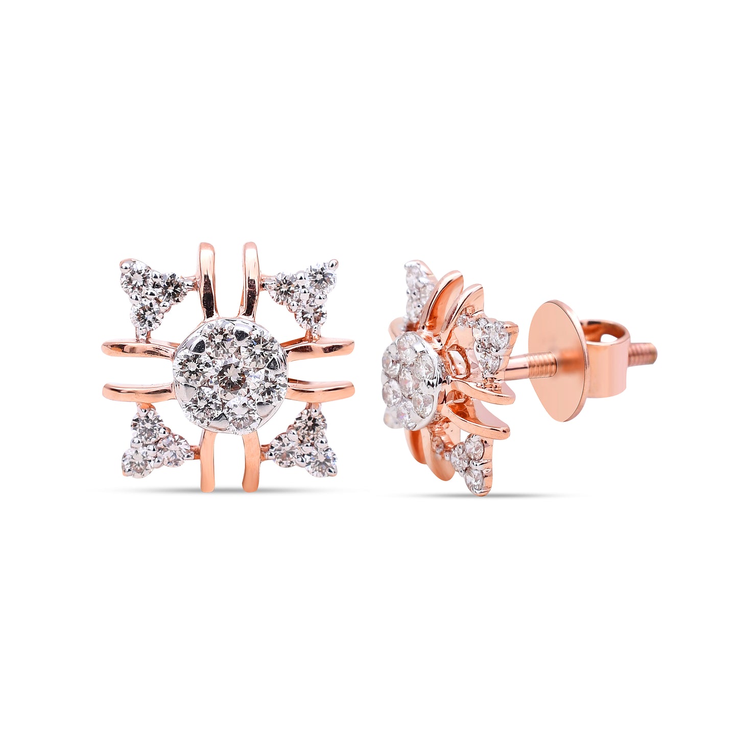 The Crossroads Diamond Studs