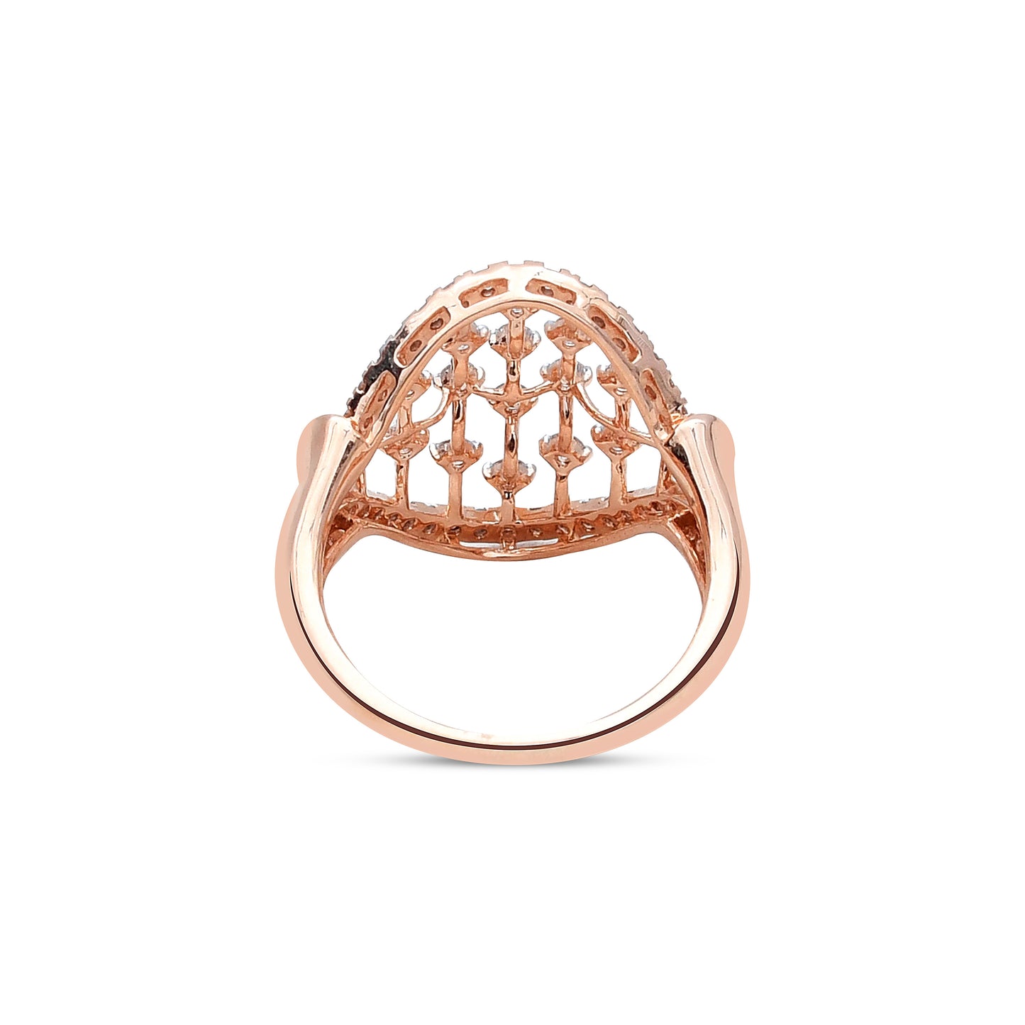 The Honeycomb Diamond Ring