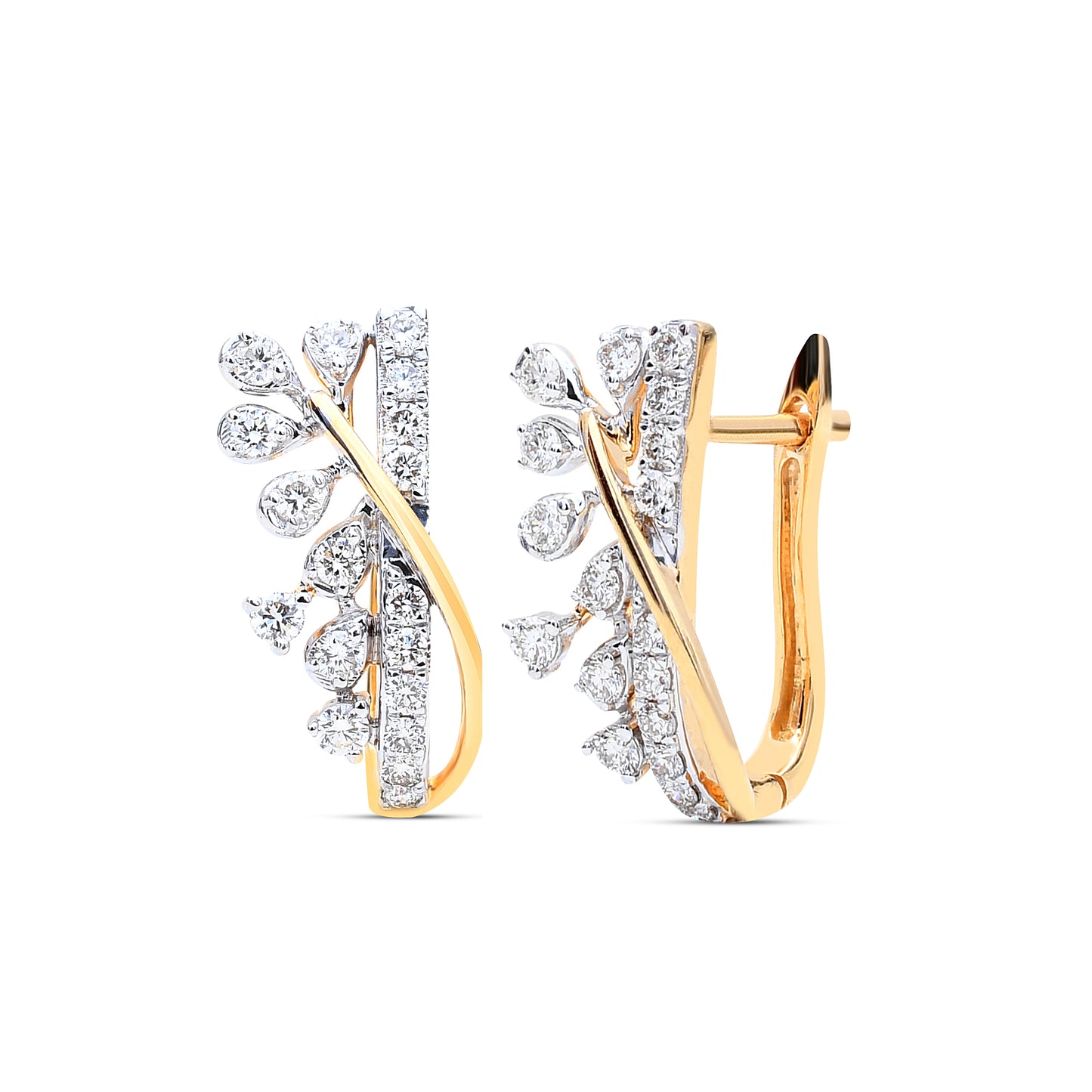 The Kiara Diamond Hoops