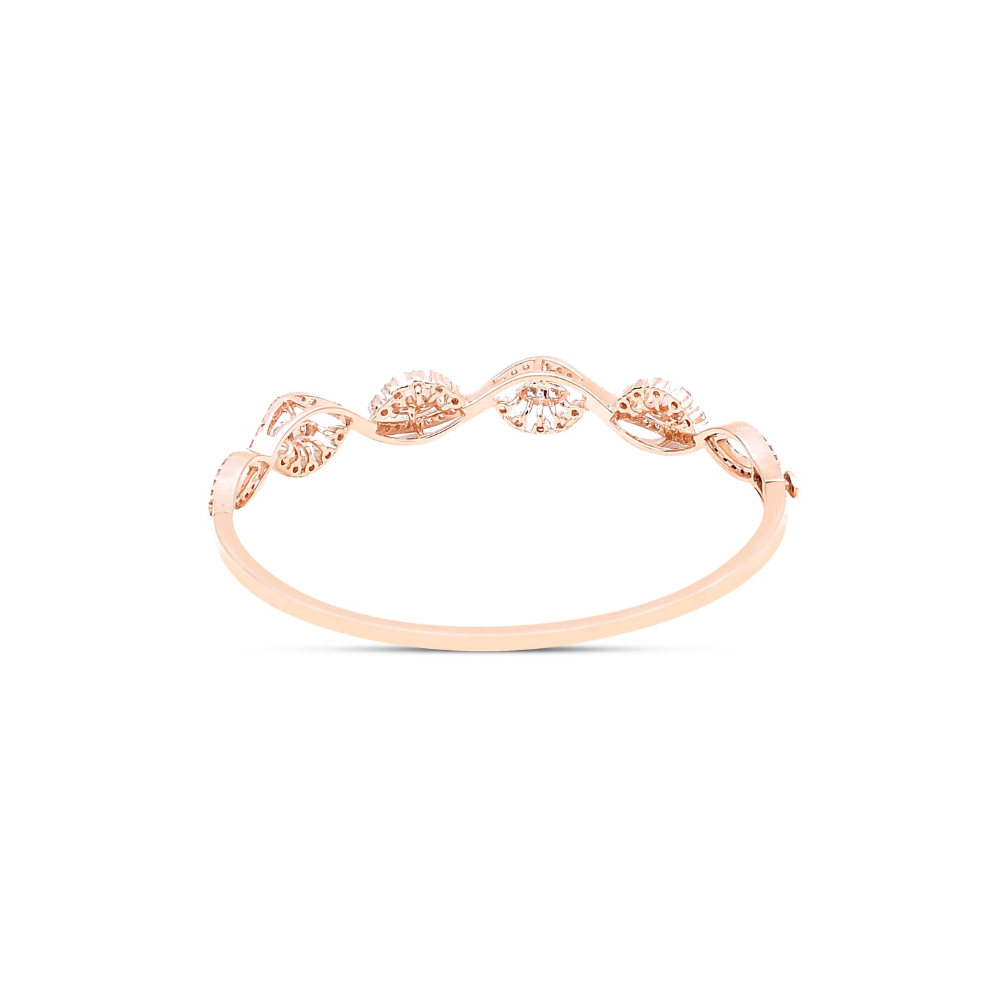 The Demure Curves Diamond Bracelet