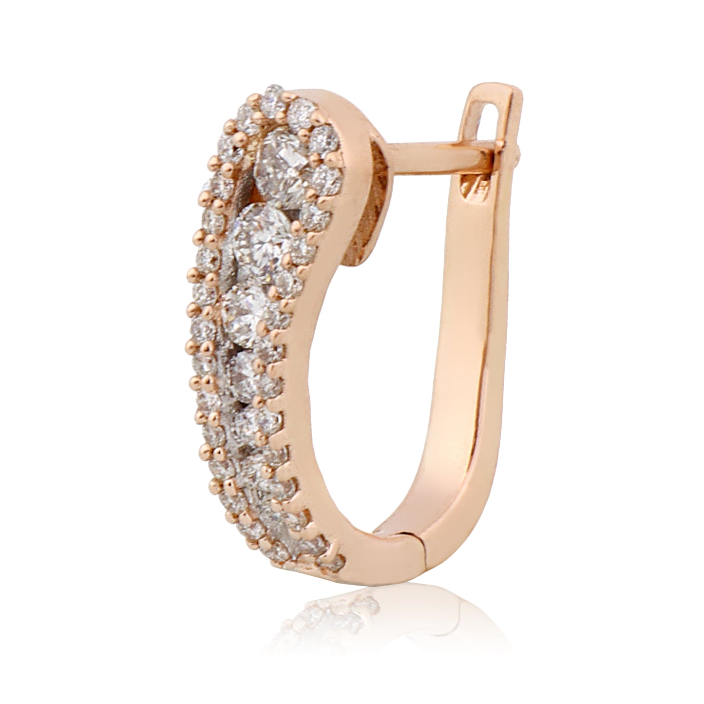 The Emilia Diamond Hoops