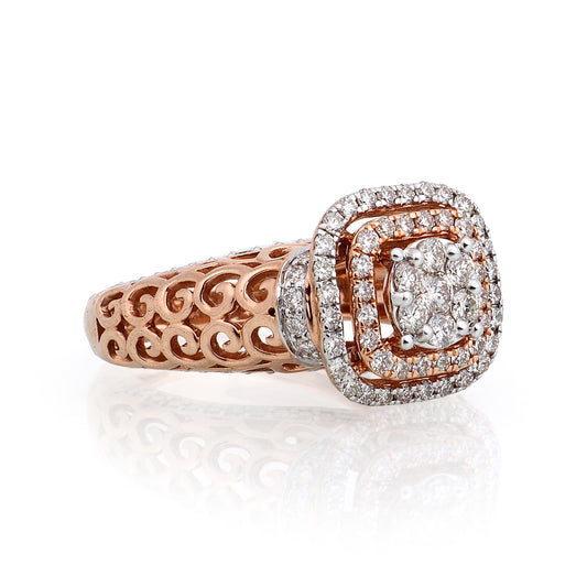 The Madonna Diamond Cocktail Ring