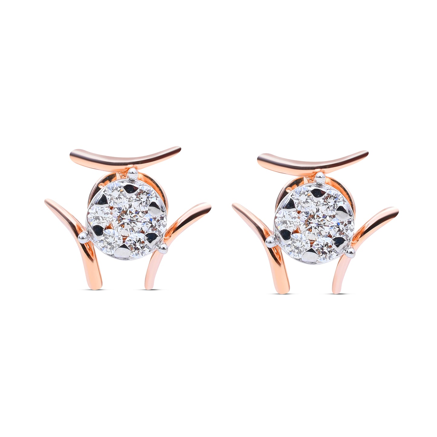 Ezra Diamond Studs - Timeless brilliance from Sonir.