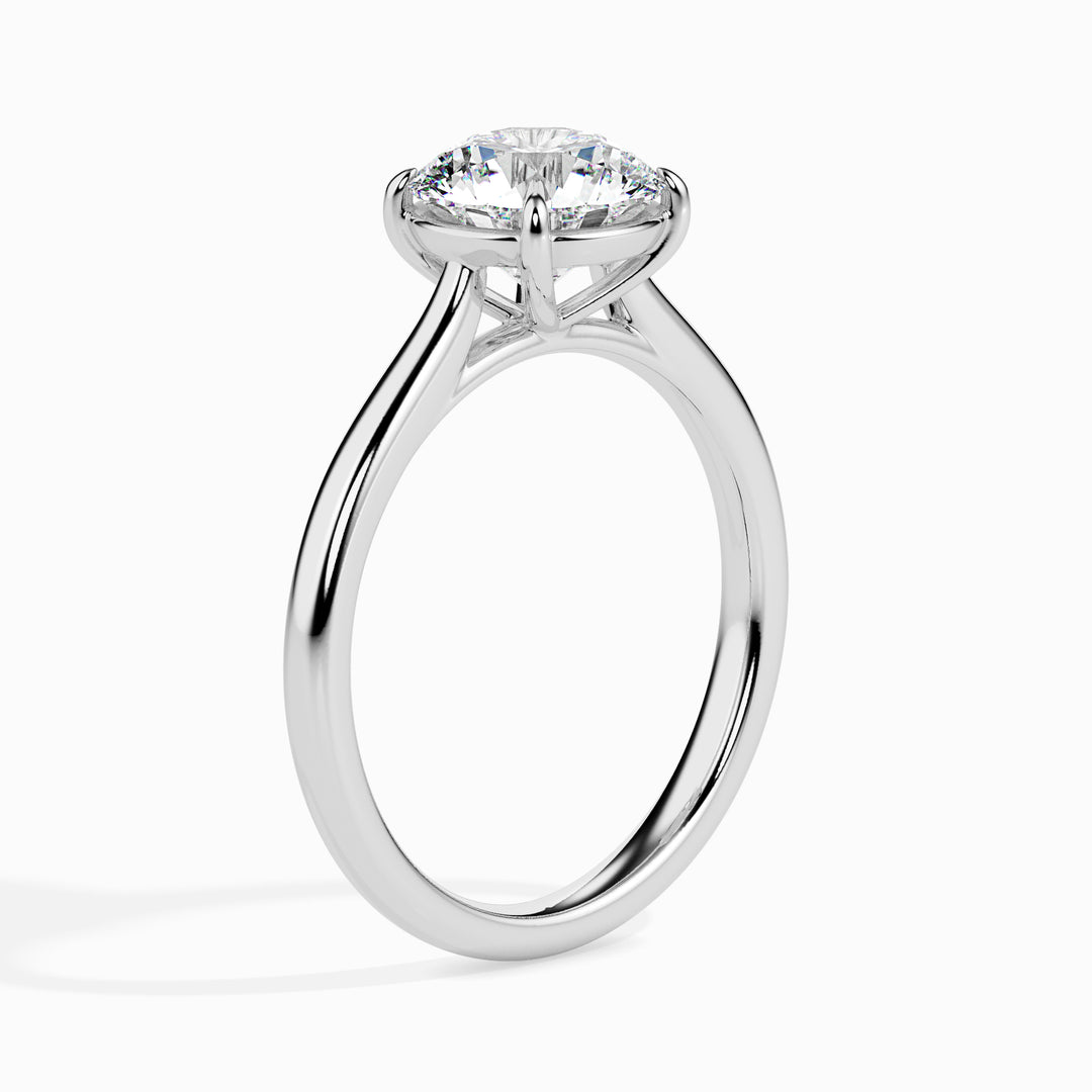 Classic Round Solitaire Diamond Ring