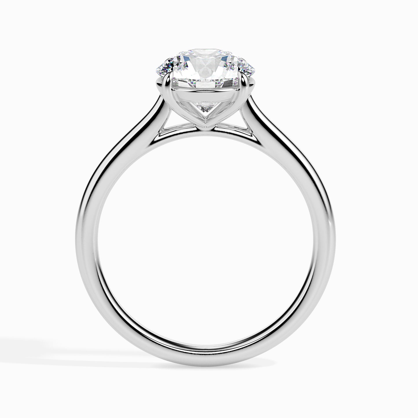 Classic Round Solitaire Diamond Ring