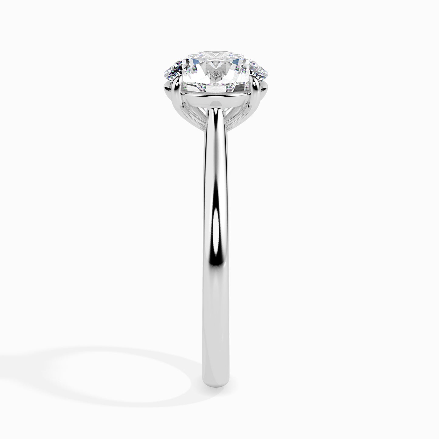 Classic Round Solitaire Diamond Ring