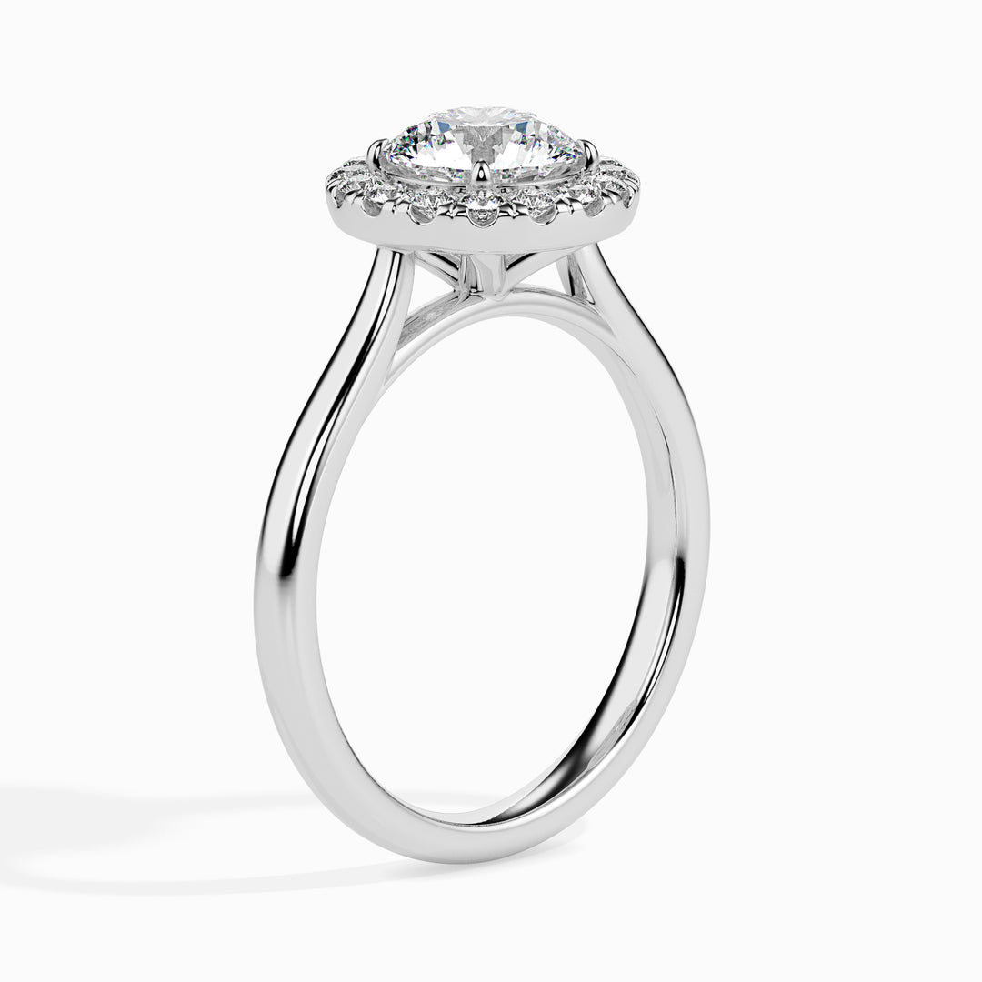 Round Brilliant Halo Diamond Ring