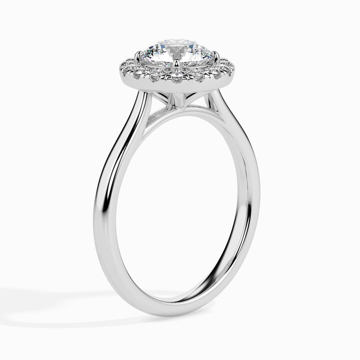 Round Brilliant Halo Diamond Ring