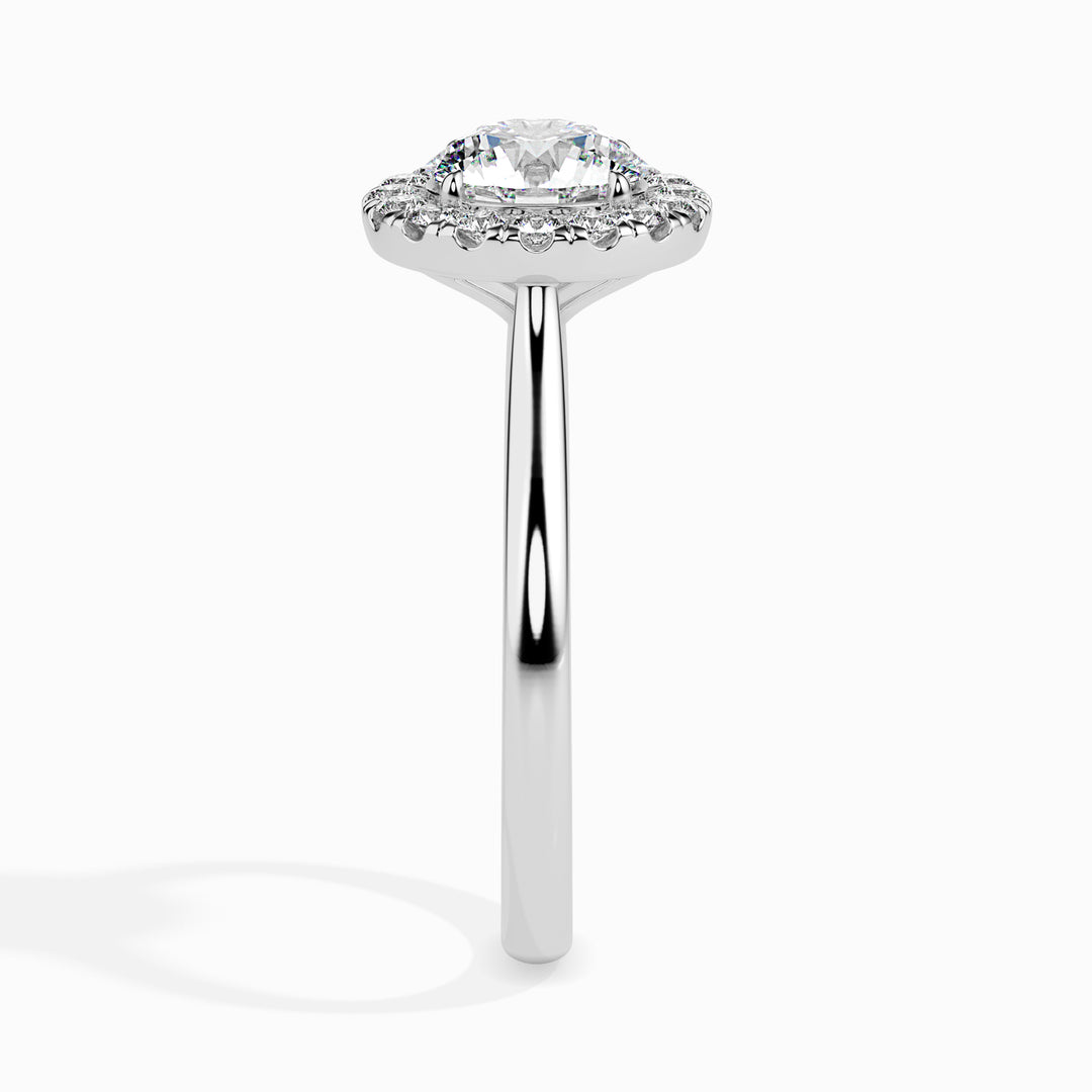 Round Brilliant Halo Diamond Ring