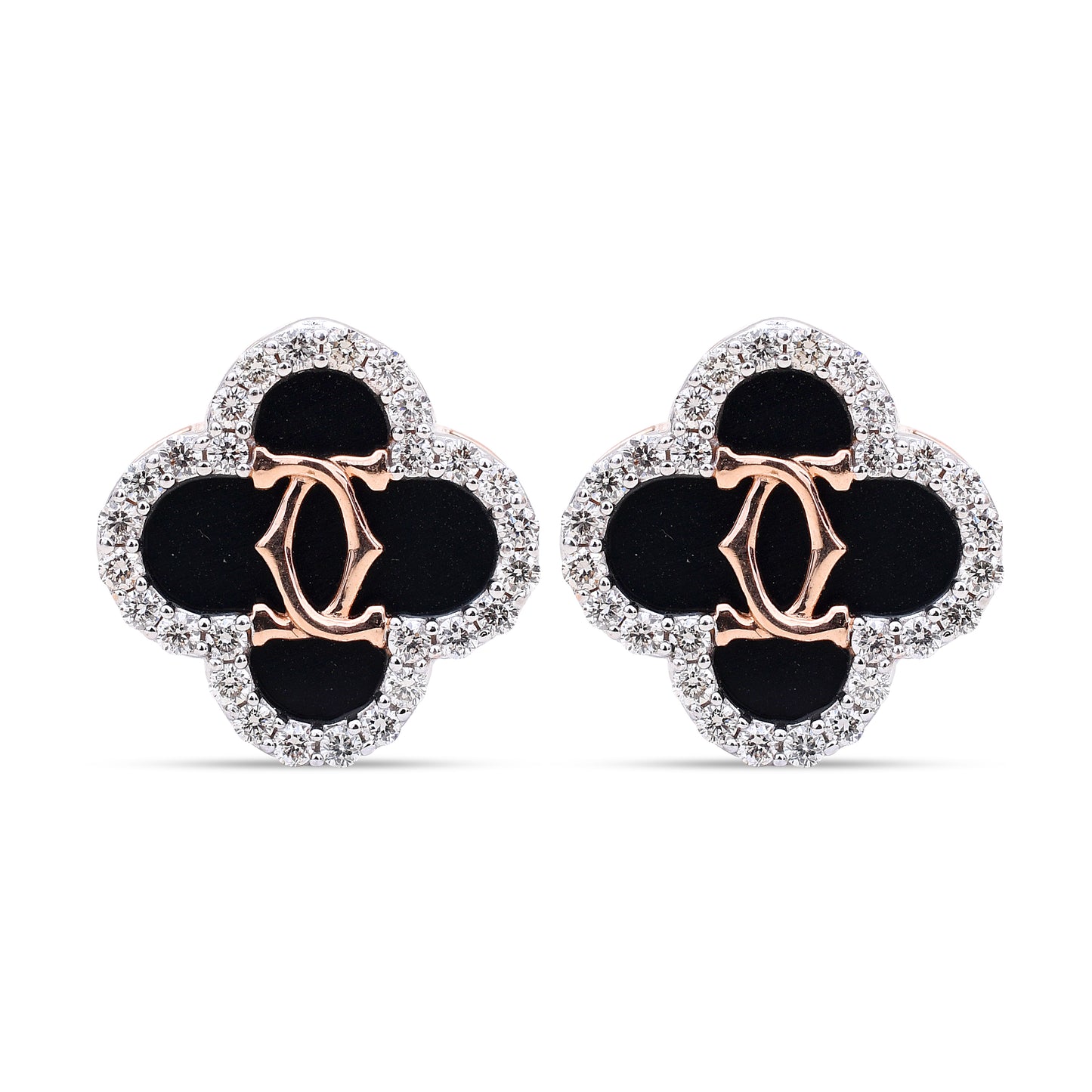 The Rose Queen Diamond Studs