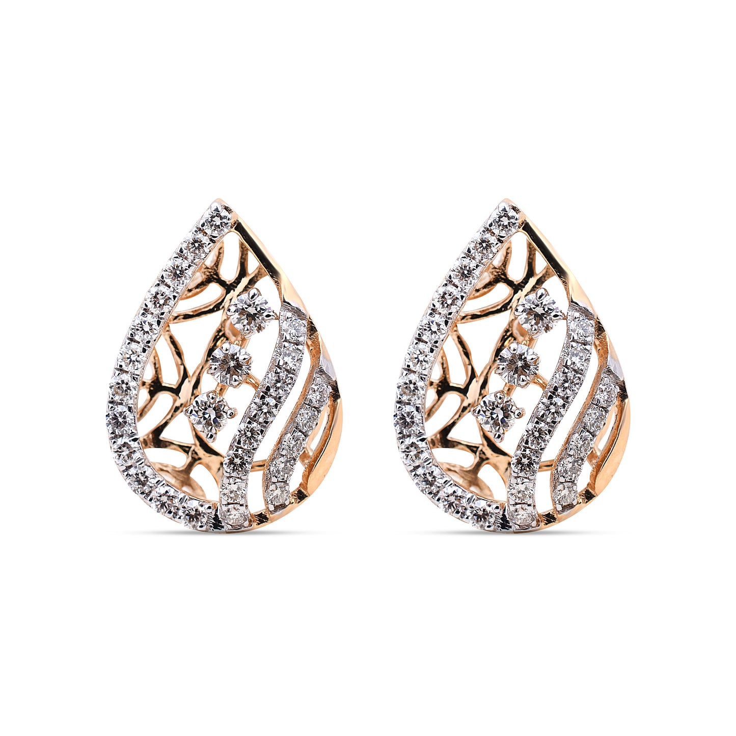 Gallery Diamond Studs - Artistic elegance from Sonir.