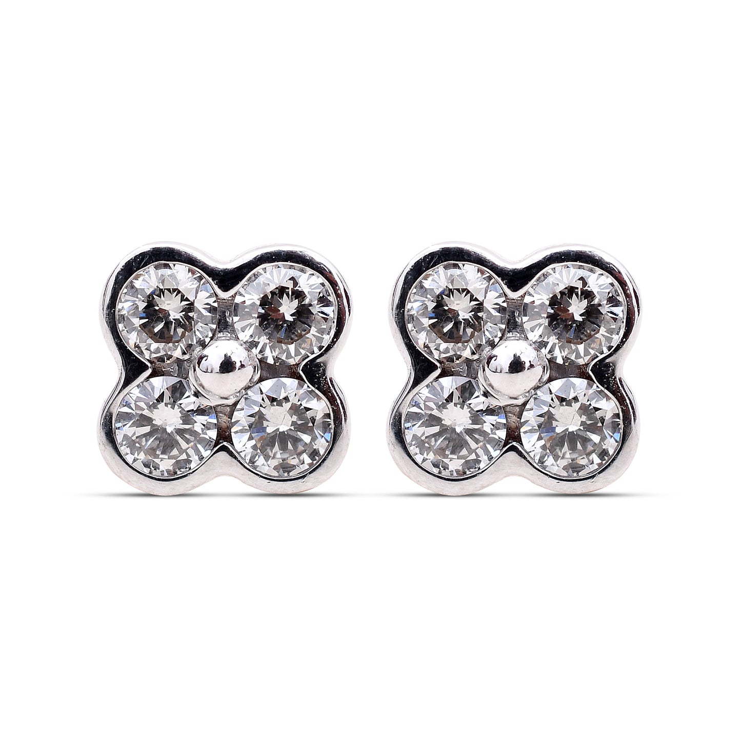 Anya Diamond Studs by Sonir - Elegant diamond earrings in a timeless design, perfect for adding sophistication to any outfit.