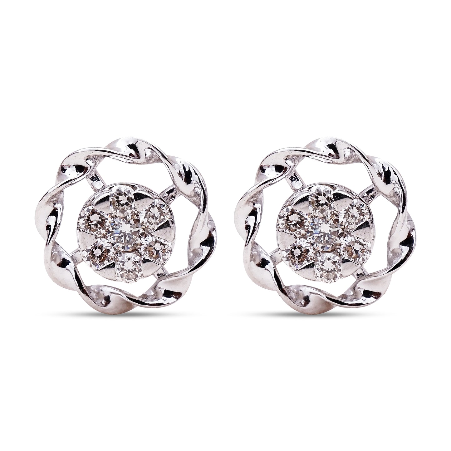 Liora Diamond Studs - Radiant elegance from Sonir.