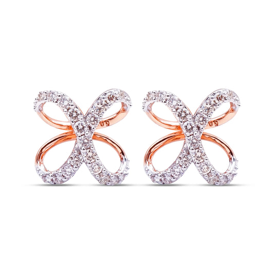 Butterfly Diamond Studs - Whimsical elegance from Sonir.