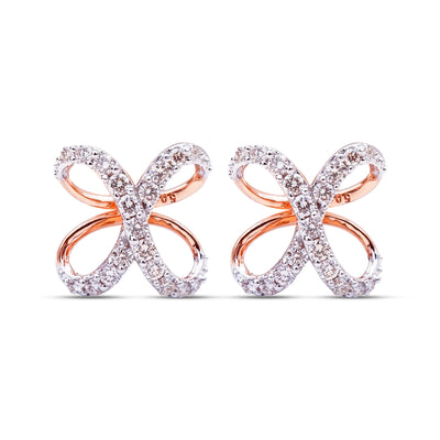 Butterfly Diamond Studs - Whimsical elegance from Sonir.