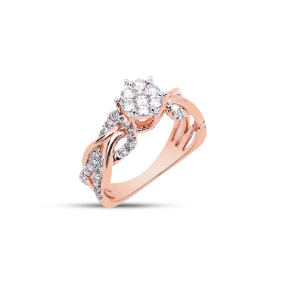 The Tender Rose Diamond Ring