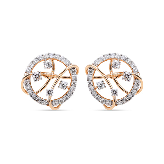 Galaxy Diamond Studs - Stellar elegance from Sonir.