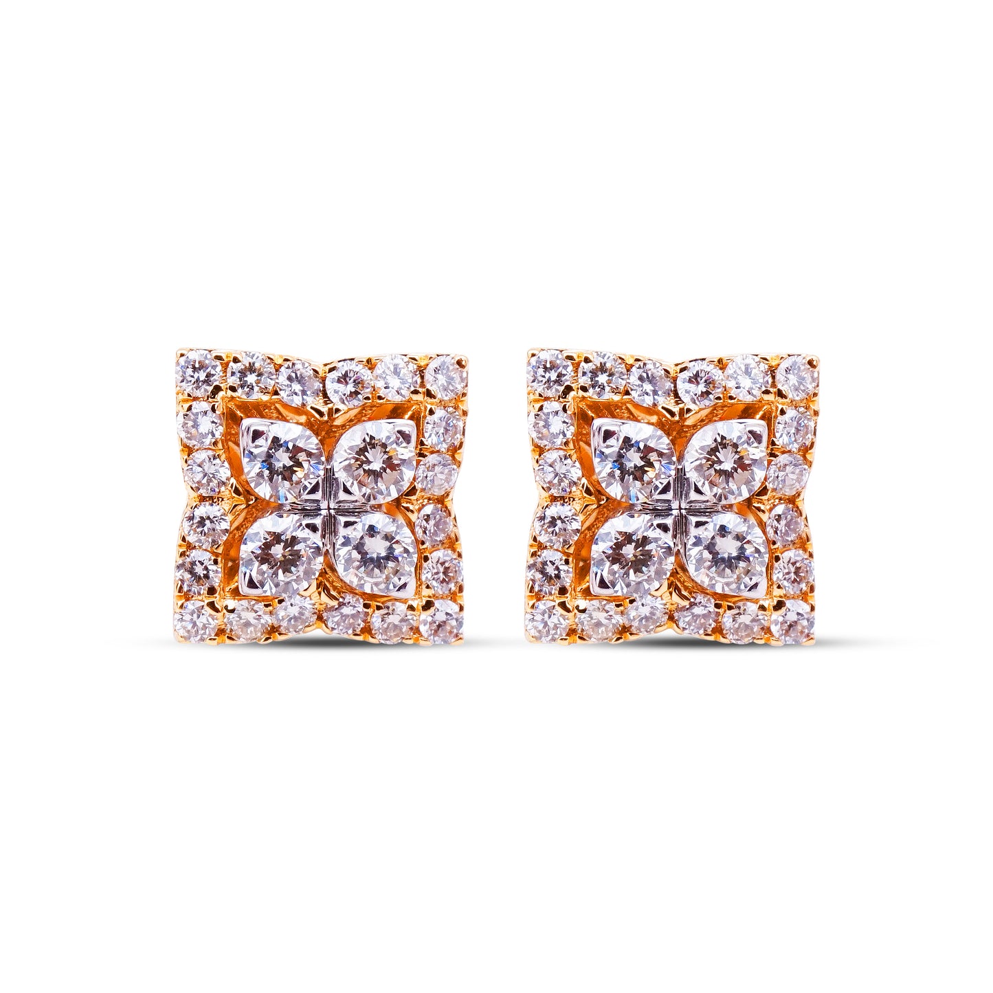 Lumina Diamond Studs - Radiant elegance from Sonir.