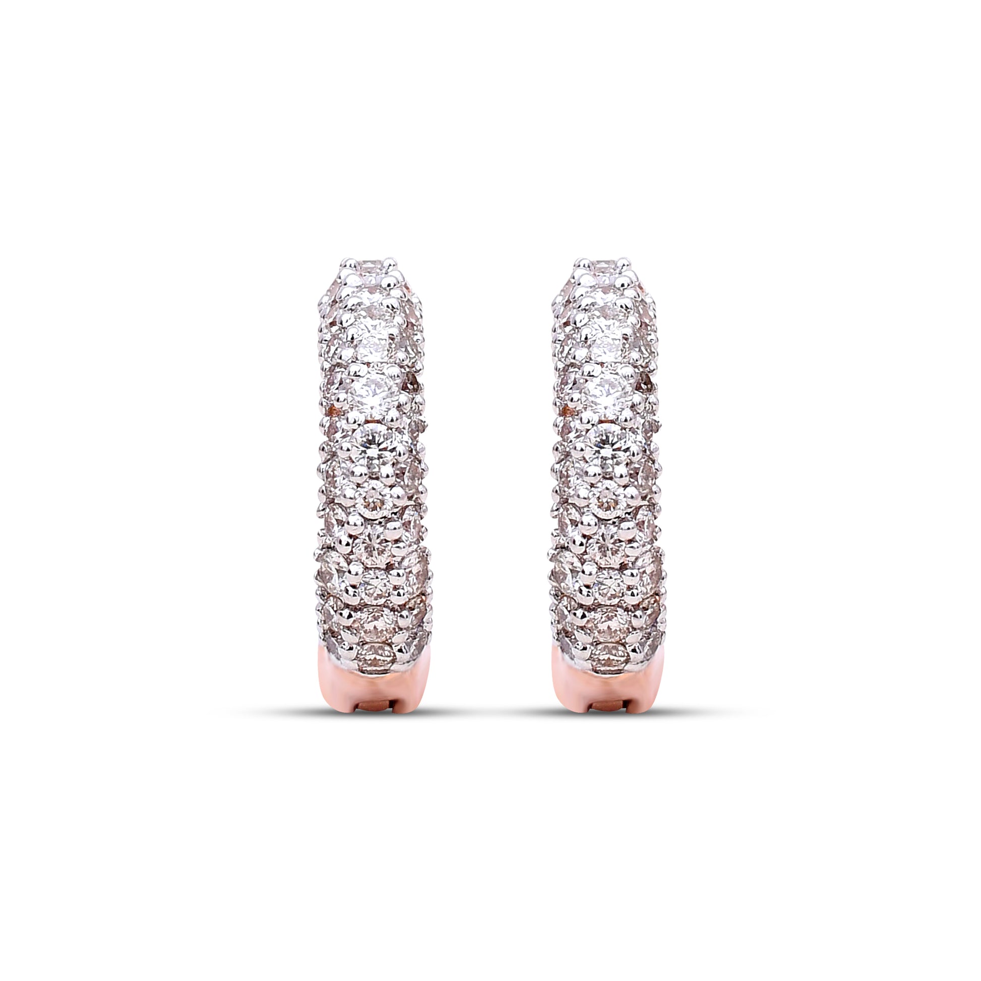 Kelly Diamond Hoops - Classic elegance from Sonir.