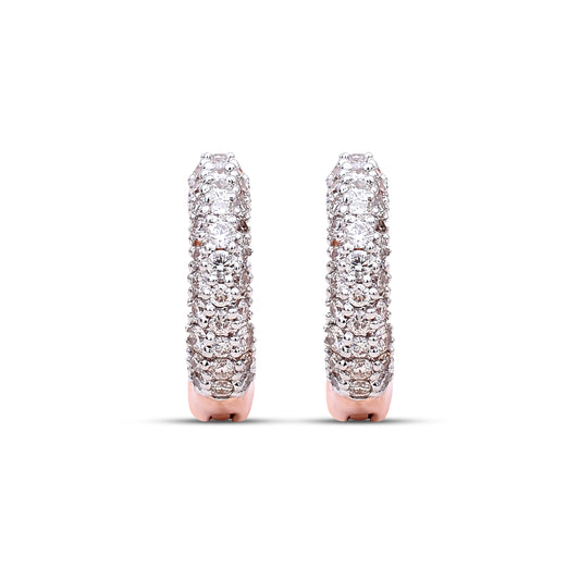 Kelly Diamond Hoops - Classic elegance from Sonir.