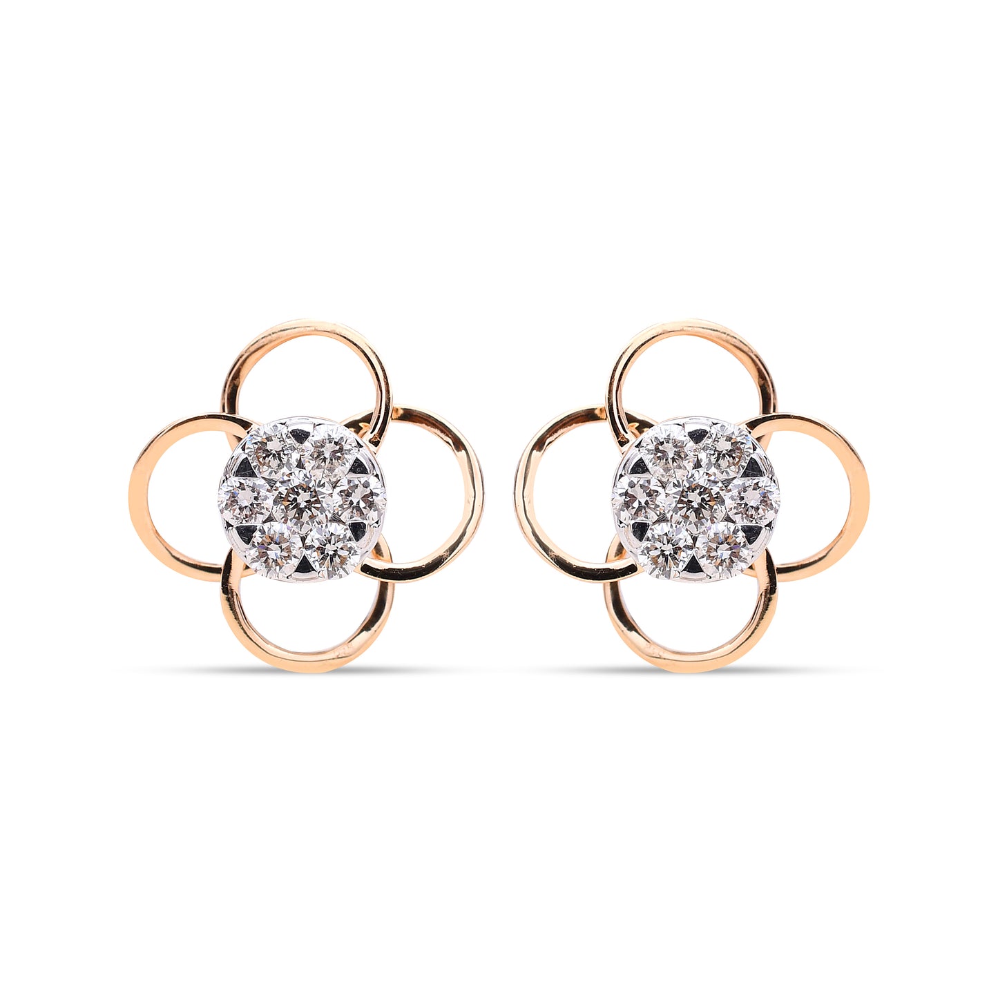 Ishayra Diamond Studs - Exquisite radiance from Sonir.