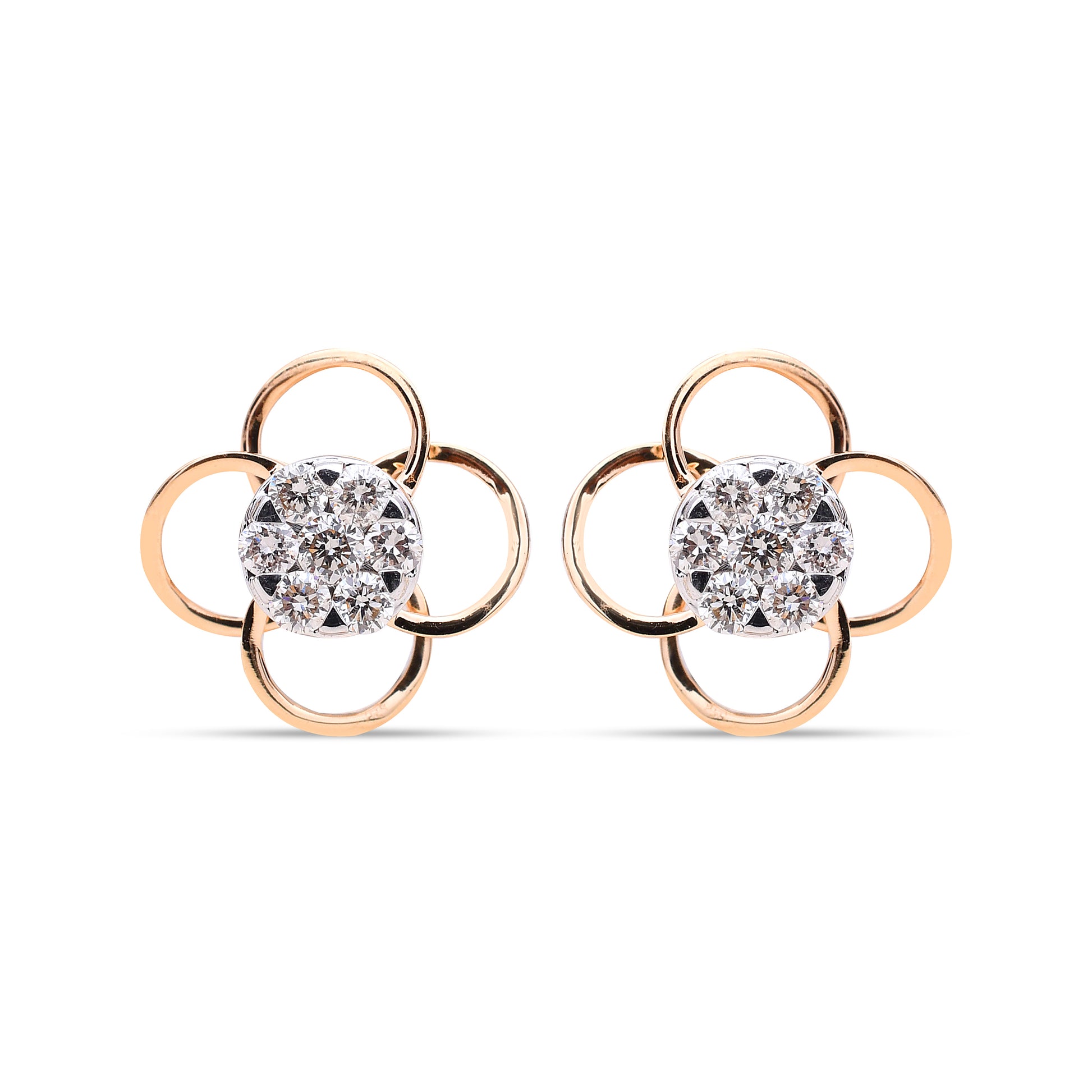 Ishayra Diamond Studs - Exquisite radiance from Sonir.