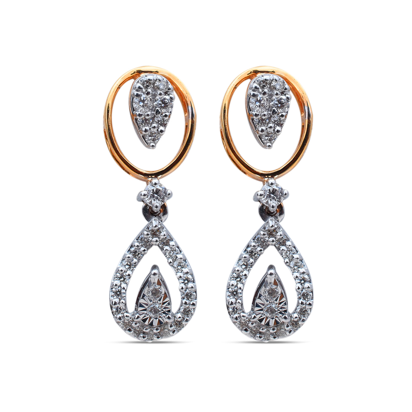 Ayza Diamond Danglers - Captivating glamour from Sonir.