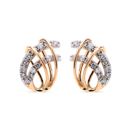 Jessie Diamond Studs - Elegant and sophisticated diamond jewelry from Sonir.