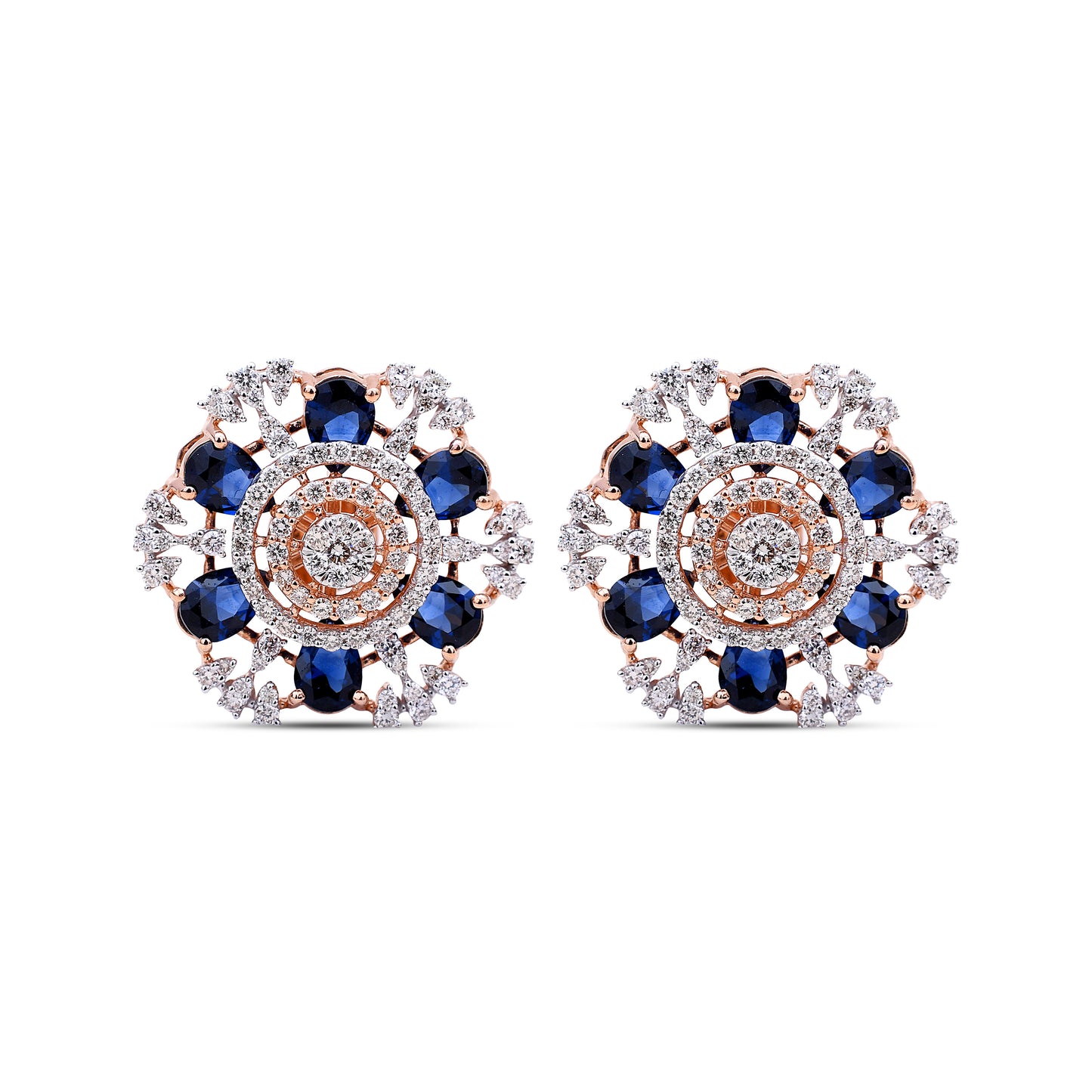 Keya Diamond Studs - Elegant sophistication from Sonir.