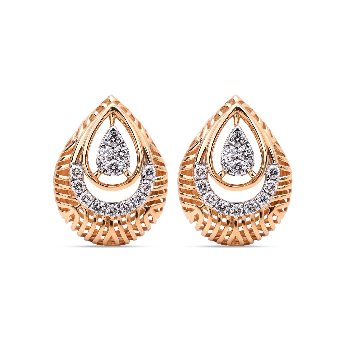 Eternal Drop Diamond Studs - Timeless elegance from Sonir.