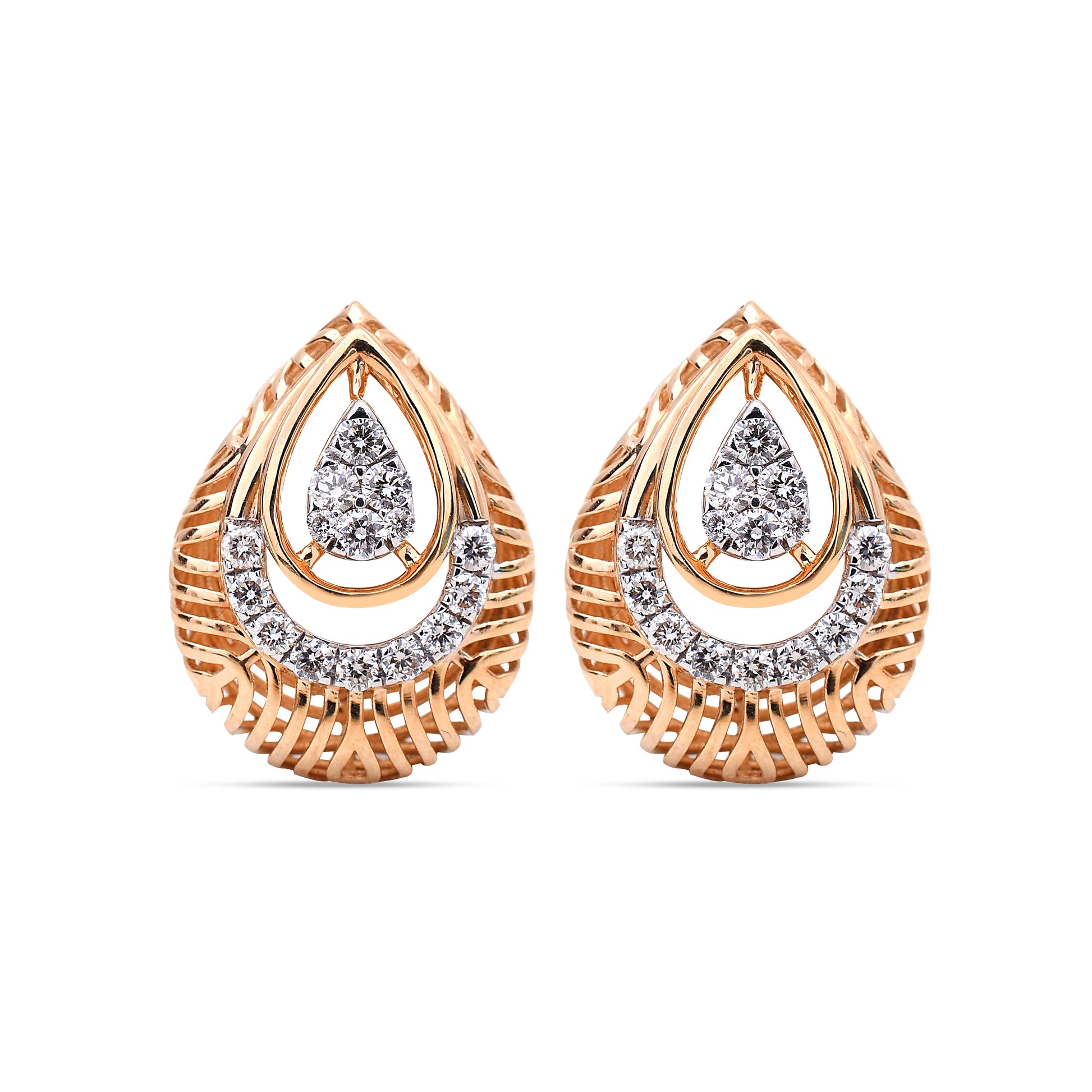 Eternal Drop Diamond Studs - Timeless elegance from Sonir.