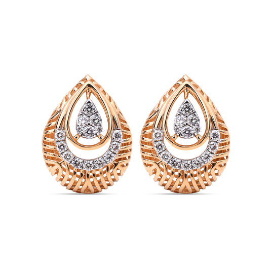Eternal Drop Diamond Studs - Timeless elegance from Sonir.
