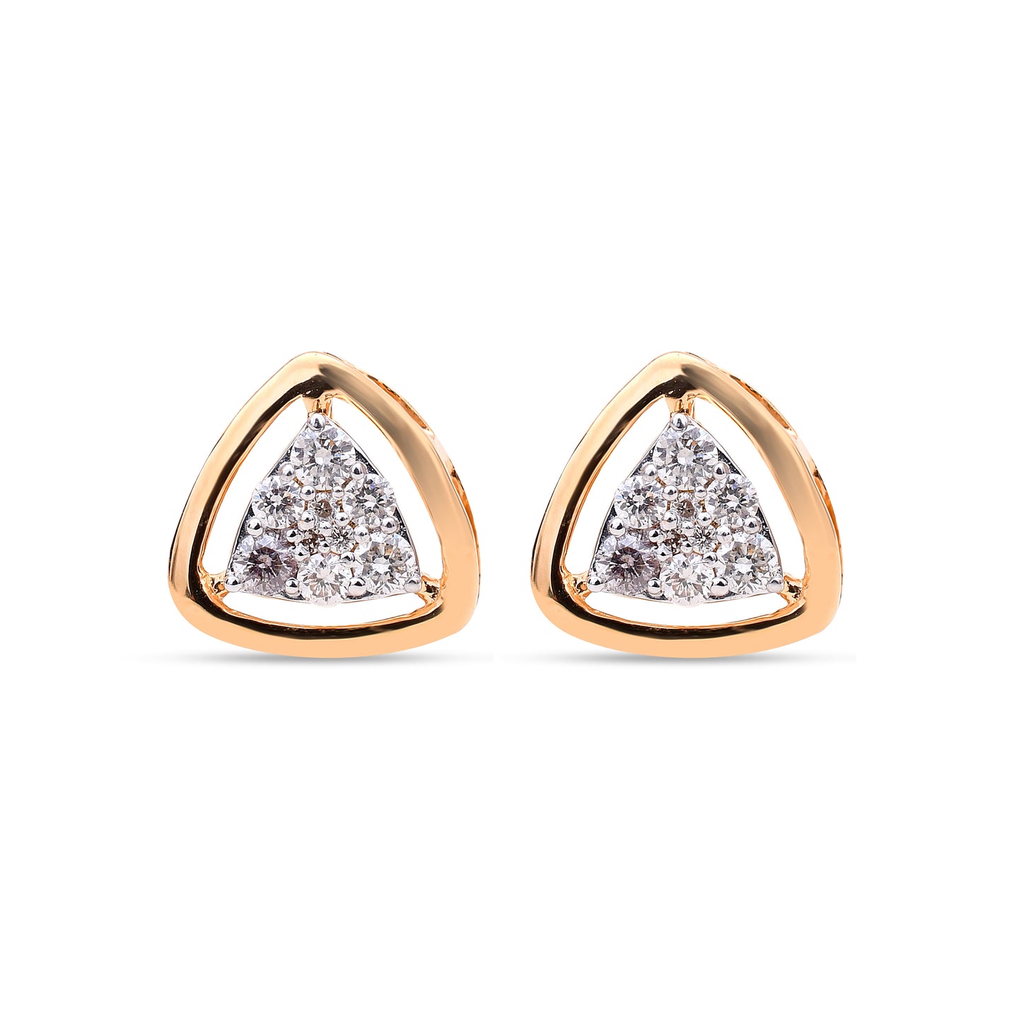 Delta Diamond Studs - Timeless brilliance from Sonir.
