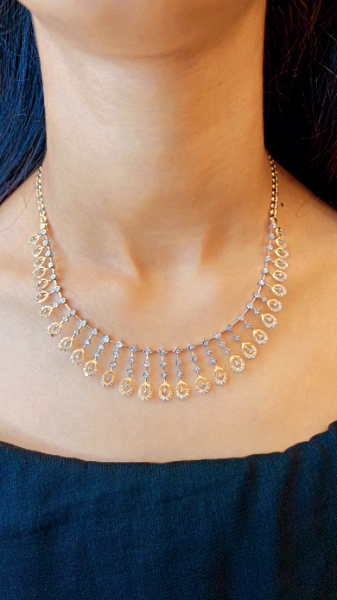 The Mallika Diamond Necklace Set