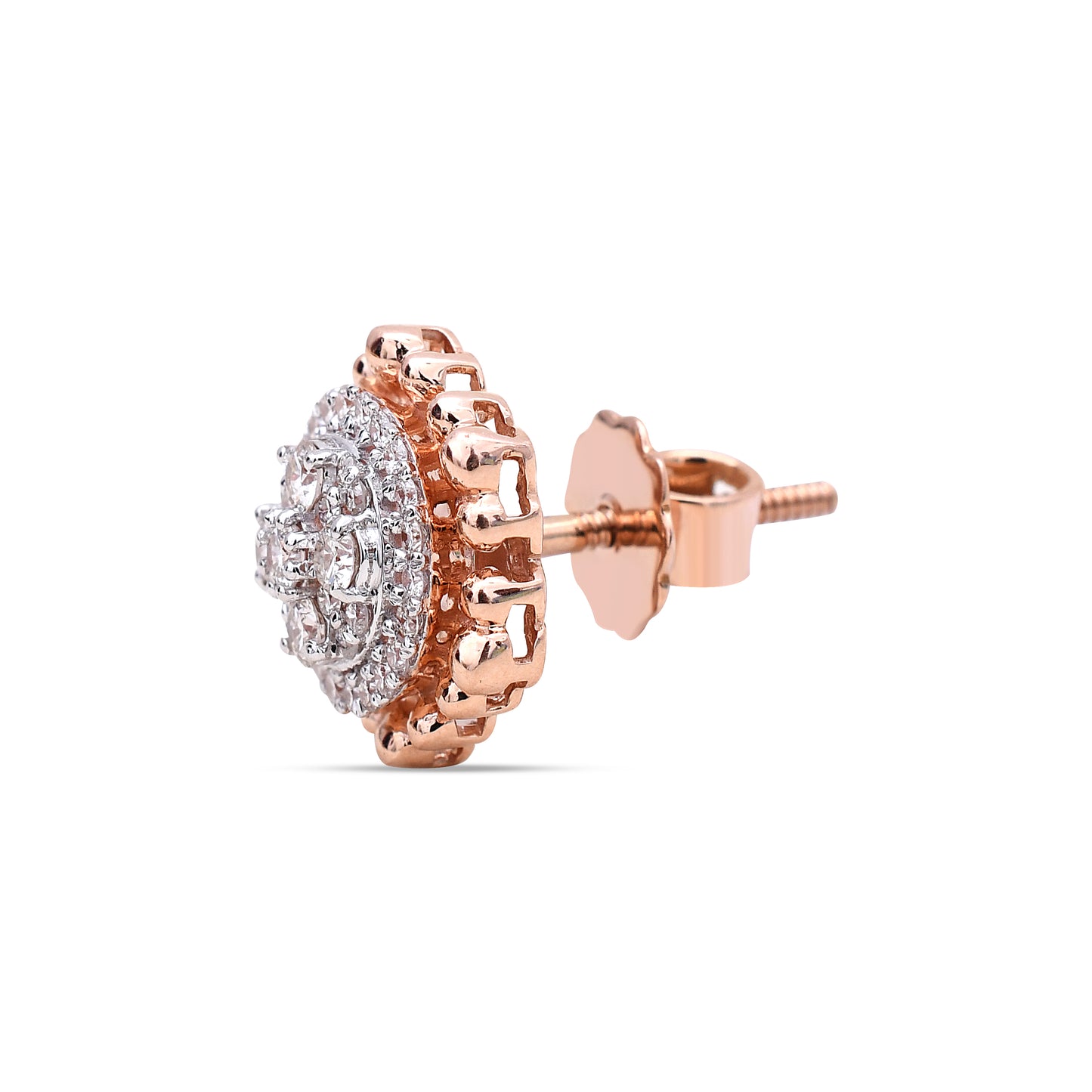 The Coral Diamond Studs
