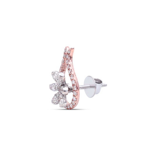 The Petal Prism Diamond Studs