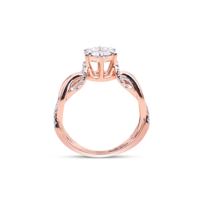 The Tender Rose Diamond Ring