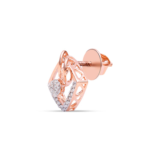 The Square Grace Diamond Studs