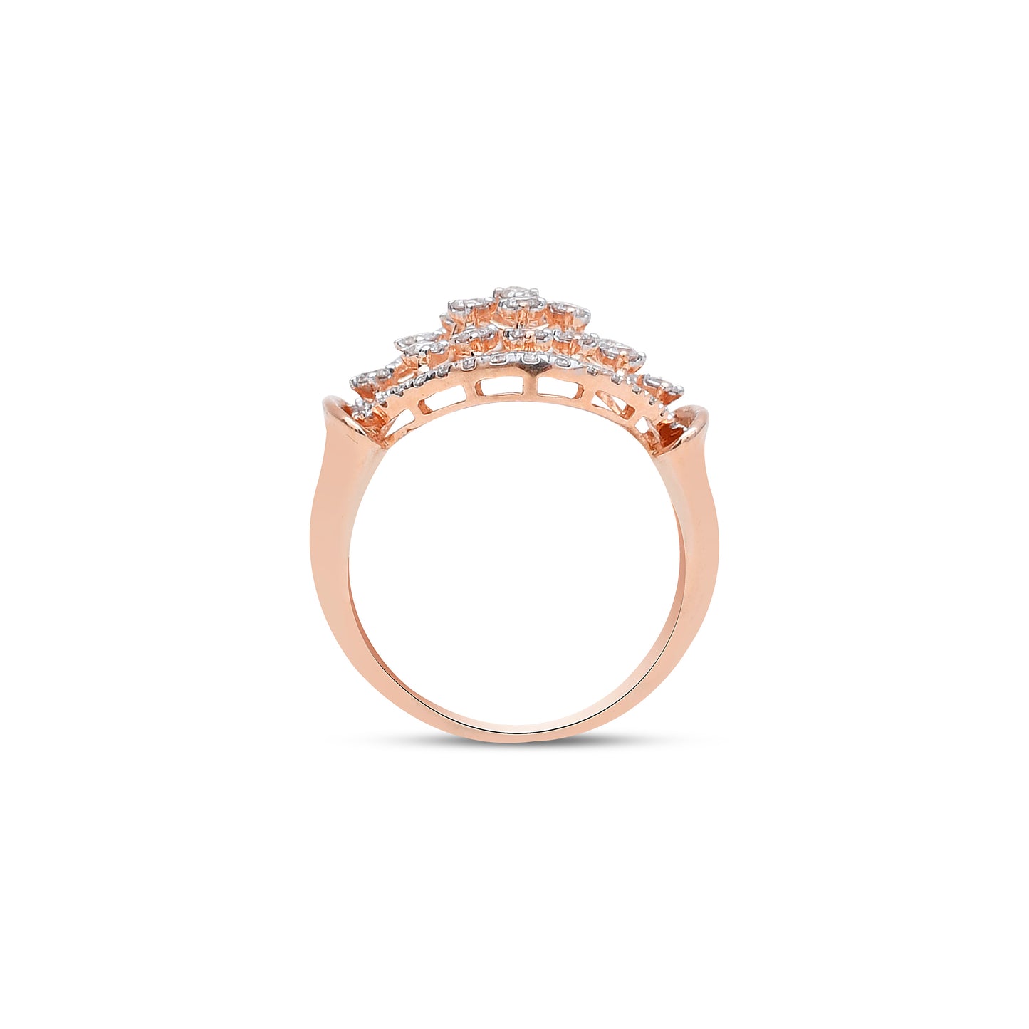 The Honeycomb Diamond Ring