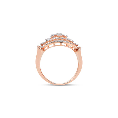 The Honeycomb Diamond Ring
