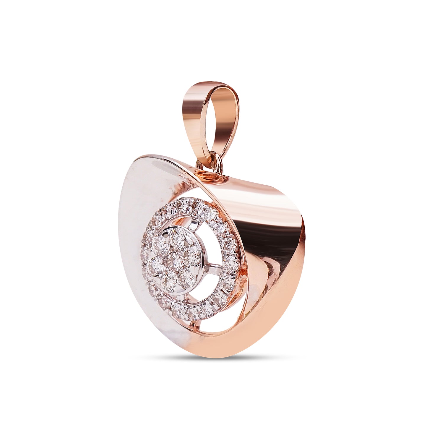 The Melting Heart Diamond Pendant Set