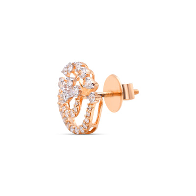 Diamond Studs - The Amber Diamond Studs