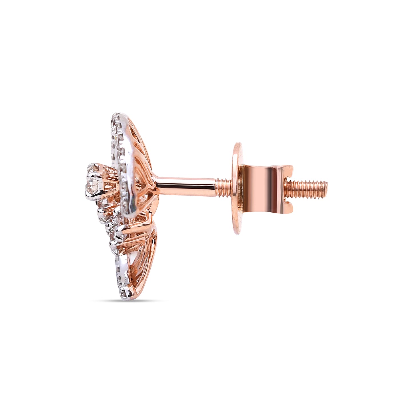 The Crescent Moon Diamond Studs