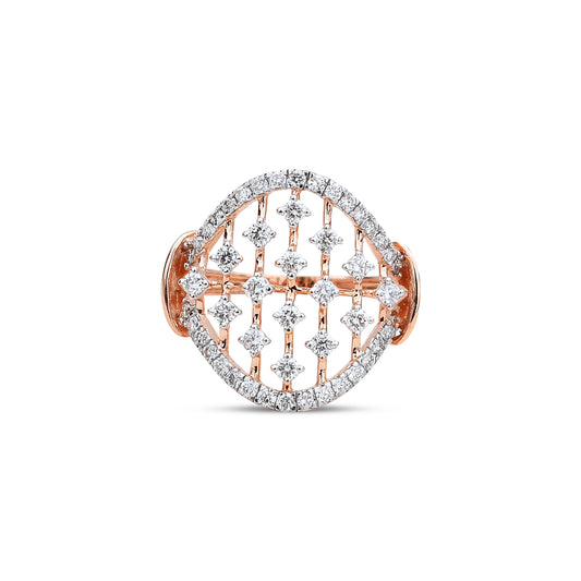 Honeycomb Diamond Ring - Unique elegance from Sonir.