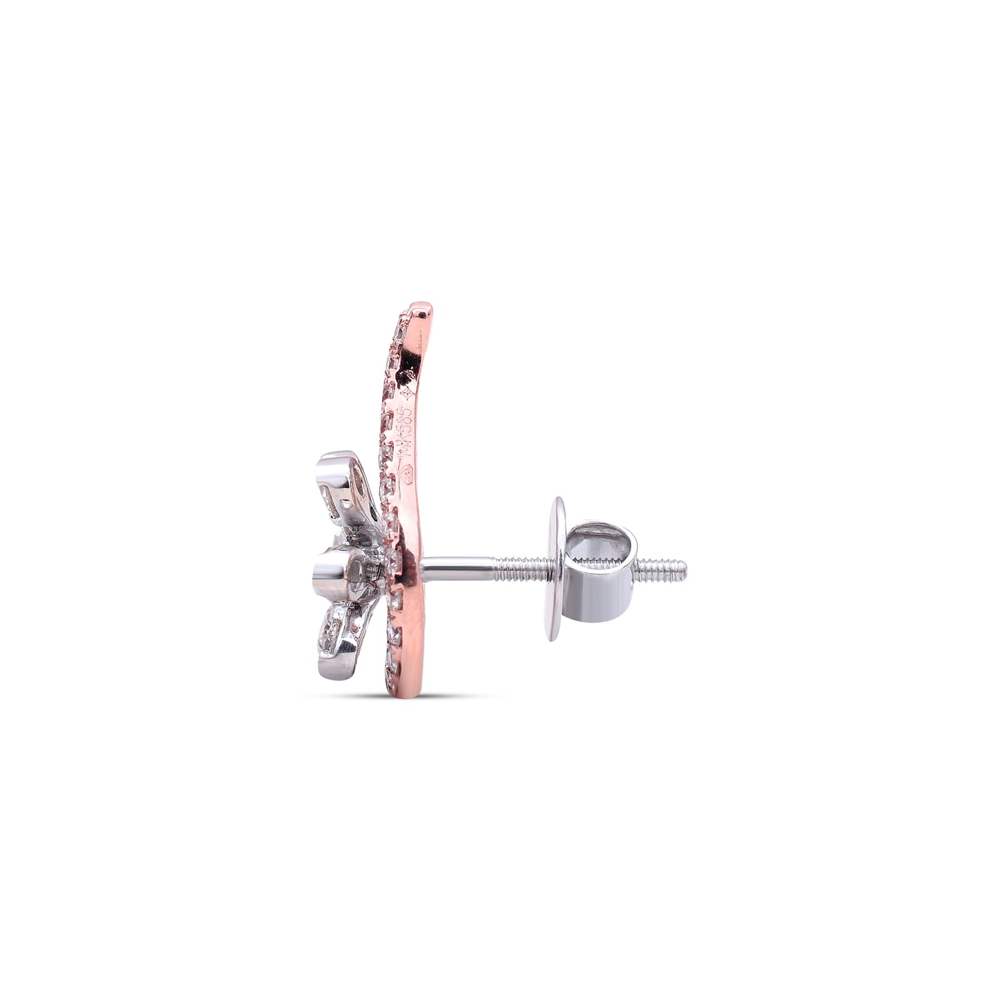 The Petal Prism Diamond Studs