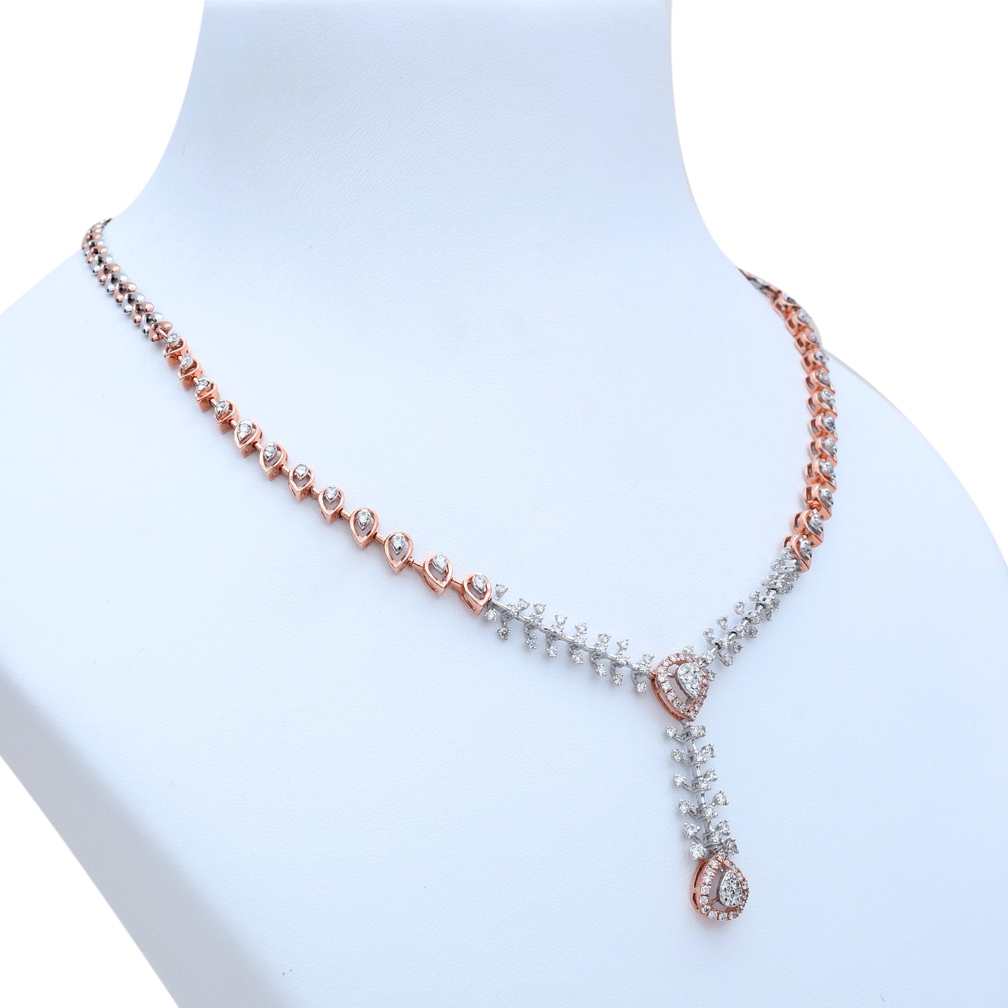 The Love Knot Diamond Necklace Set